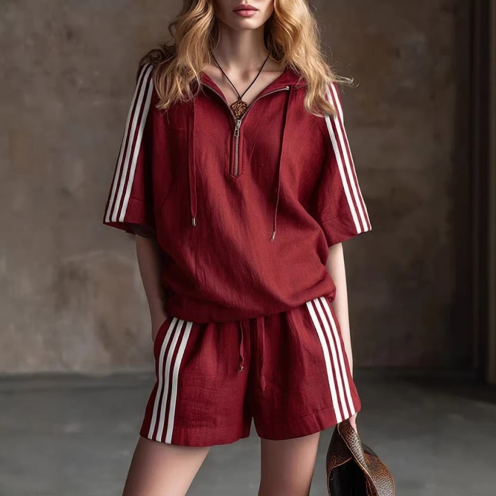Women’s Casual Loose Fit Two Piece Sportswear Set Comfortable Lounge Outfit
