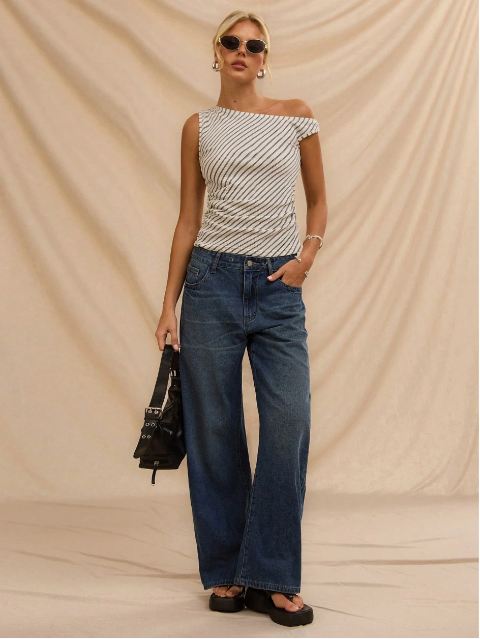Summer Women’s Fitted Top – Elegant, Casual, Y2K, Vintage, Modest, Classy, Club, Business, Festival, Cocktail, Streetwear, Coachella, Wedding Guest & More