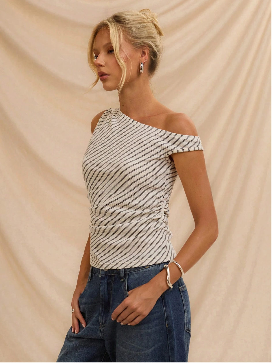 Summer Women’s Fitted Top – Elegant, Casual, Y2K, Vintage, Modest, Classy, Club, Business, Festival, Cocktail, Streetwear, Coachella, Wedding Guest & More