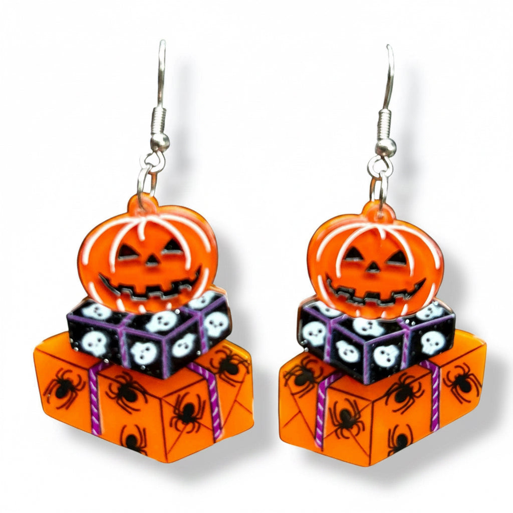 Halloween Happy Mail Earrings by 50's Vintage Dame x Lipstick & Chrome