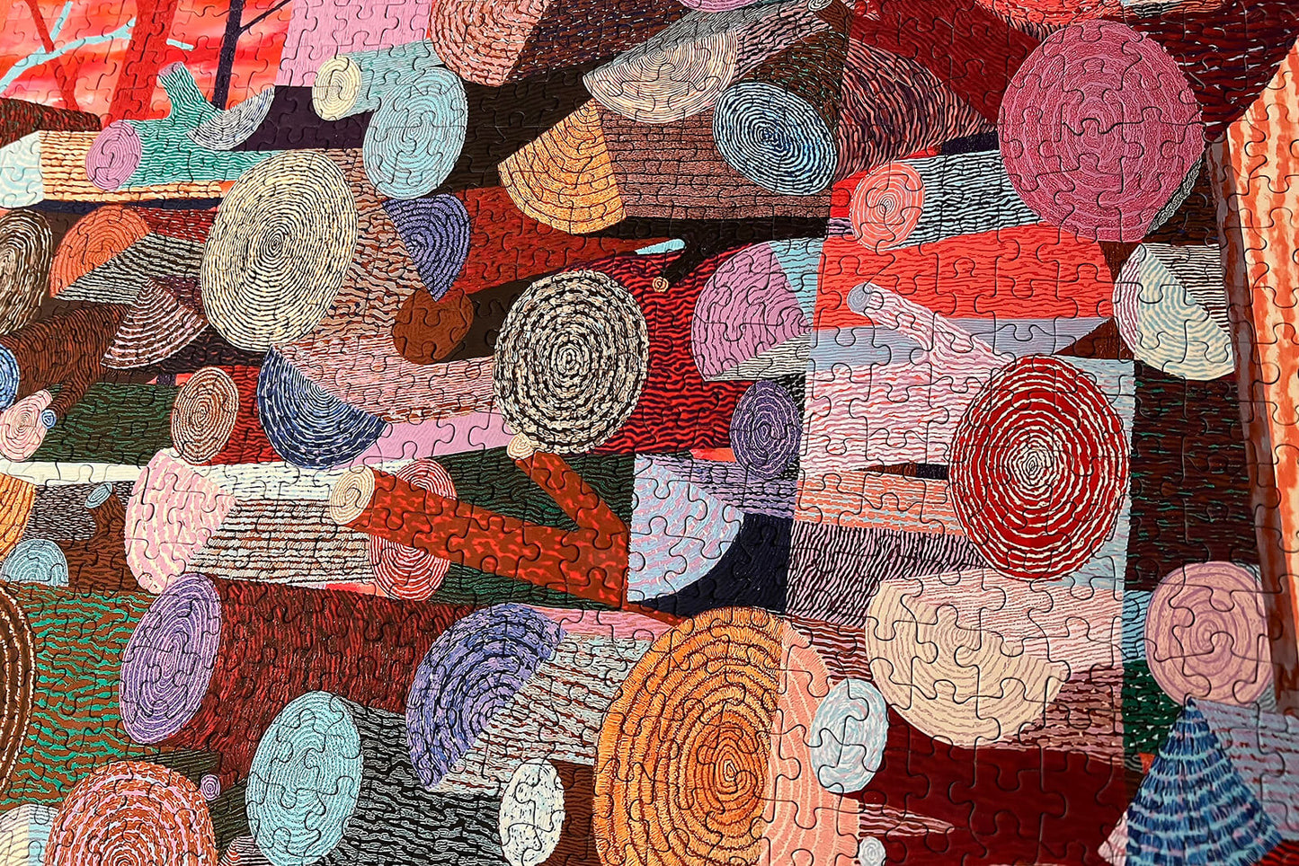 Woodpile Jigsaw Puzzle - 1,000 Pieces