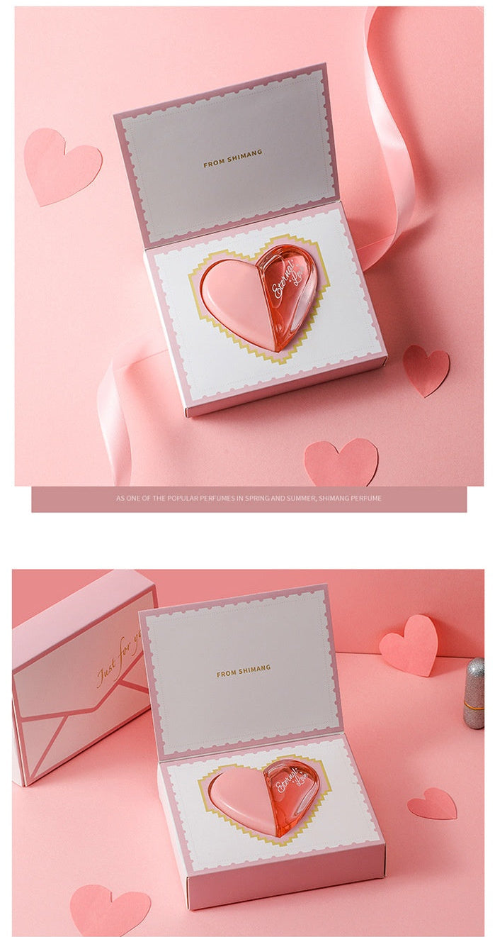 Elegant women's romantic fragrance perfume close up