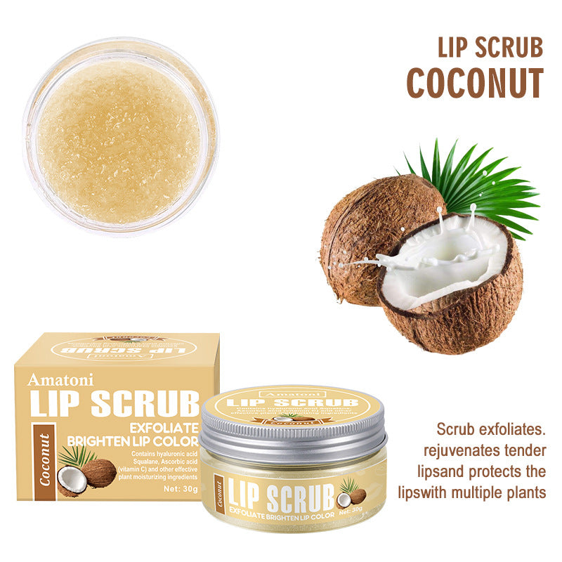 Fruit Lip Scrub Exfoliating Moisturizing Lip Care for Soft Smooth Lips