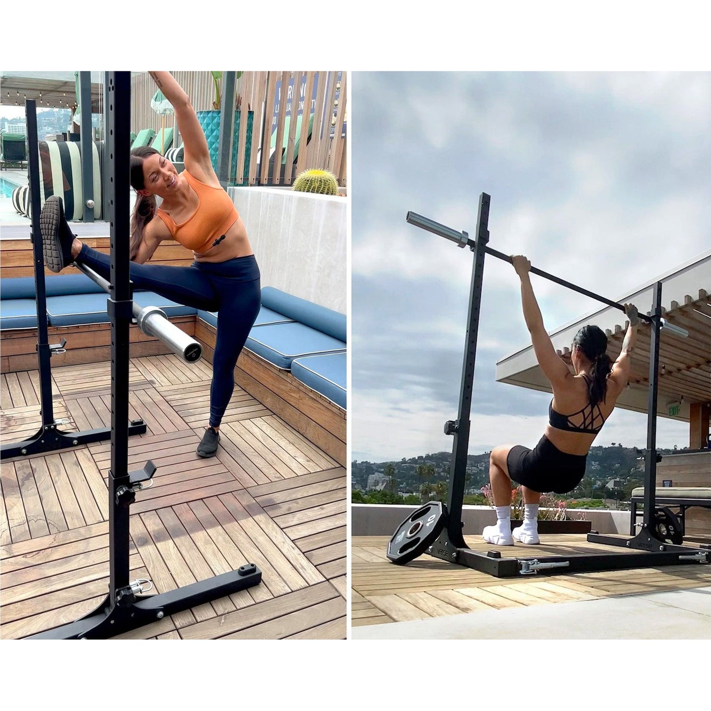 Verse® Agile Folding Portable Power Rack for Home Gym Strength Training