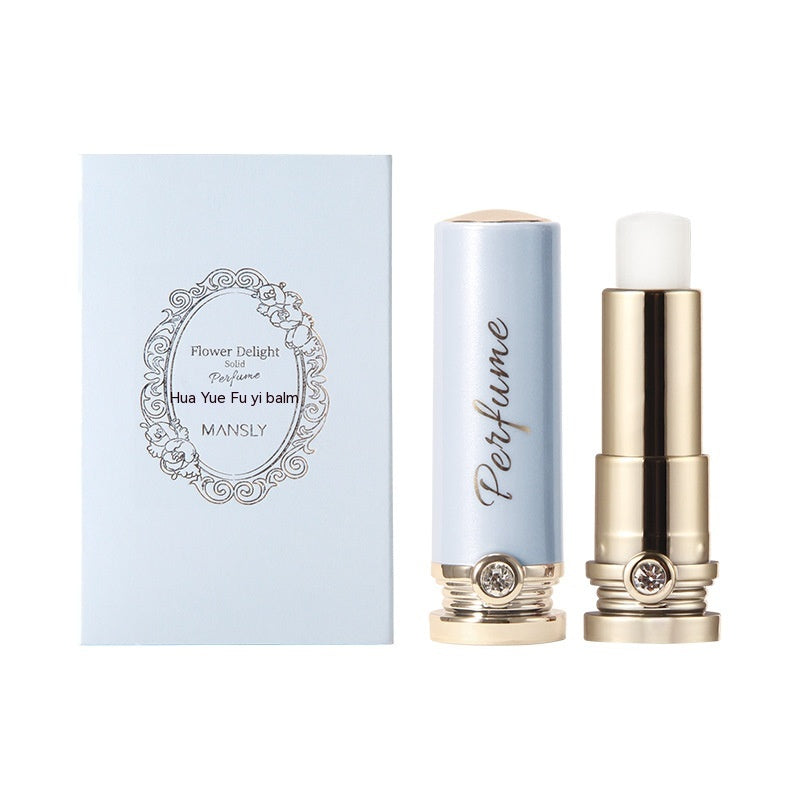 Aromatherapy solid perfume skin care balm close up