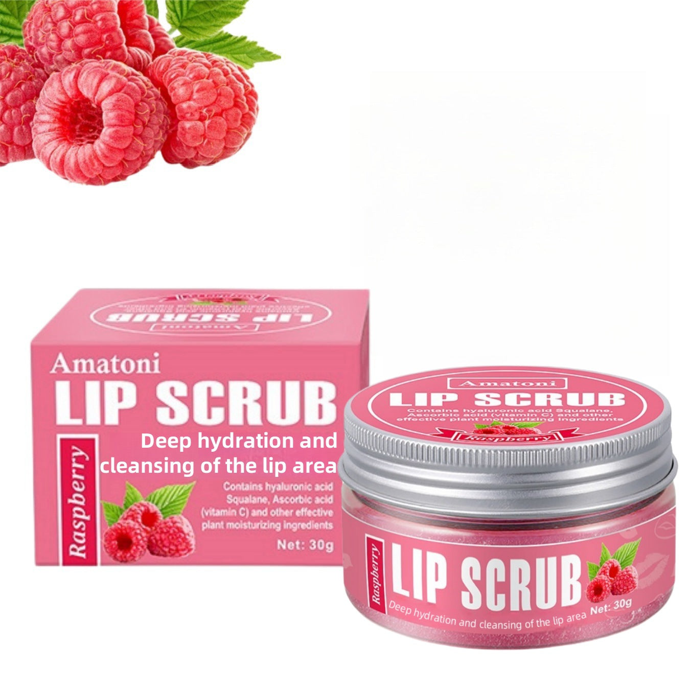 Fruit Lip Scrub Exfoliating Moisturizing Lip Care for Soft Smooth Lips