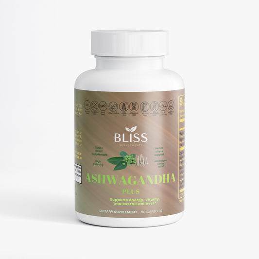 Ashwagandha Plus | Stress Relief Capsules for Calm, Sleep & Wellness