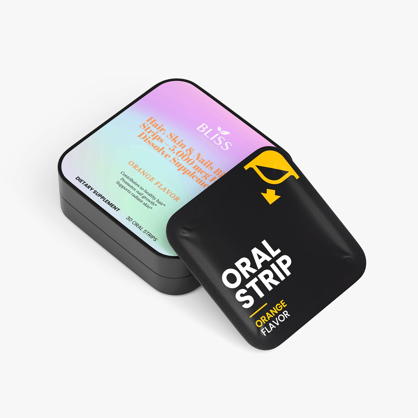 Hair, Skin & Nails Biotin Strips – Fast-Dissolving Daily Beauty Support