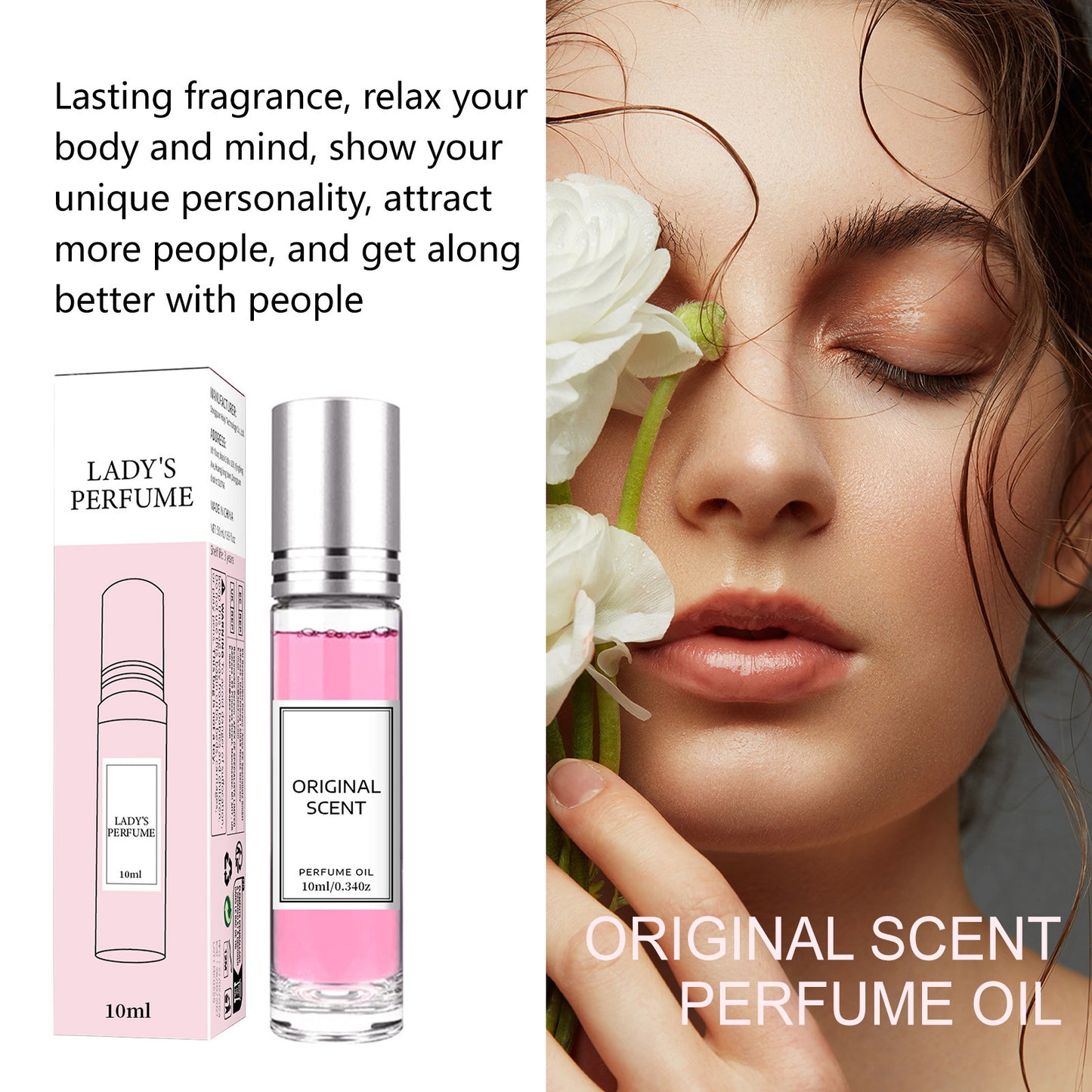 Lady 39’s Natural Fresh Long-Lasting Light Perfume Oil