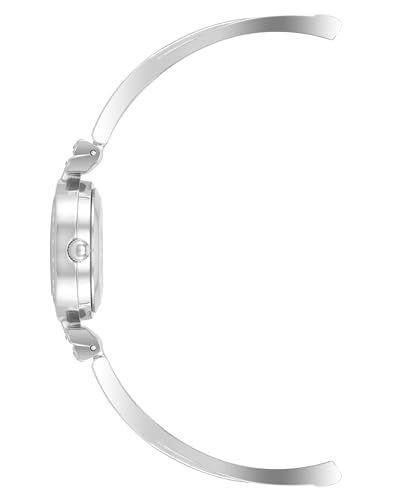 Anne Klein Women’s Crystal Accented Bangle Watch & Bracelet Set – Elegant Gold-Tone Jewelry Set