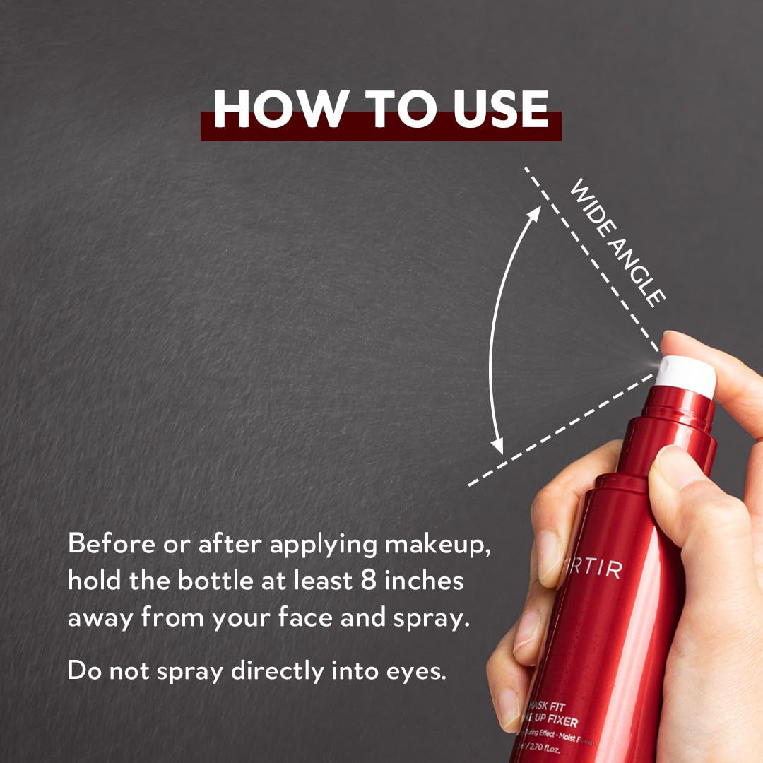 Mask Fit Make-Up Fixer | 24H Transfer-Resistant Lightweight Non-Greasy Makeup Setting Spray 2.7 Fl Oz