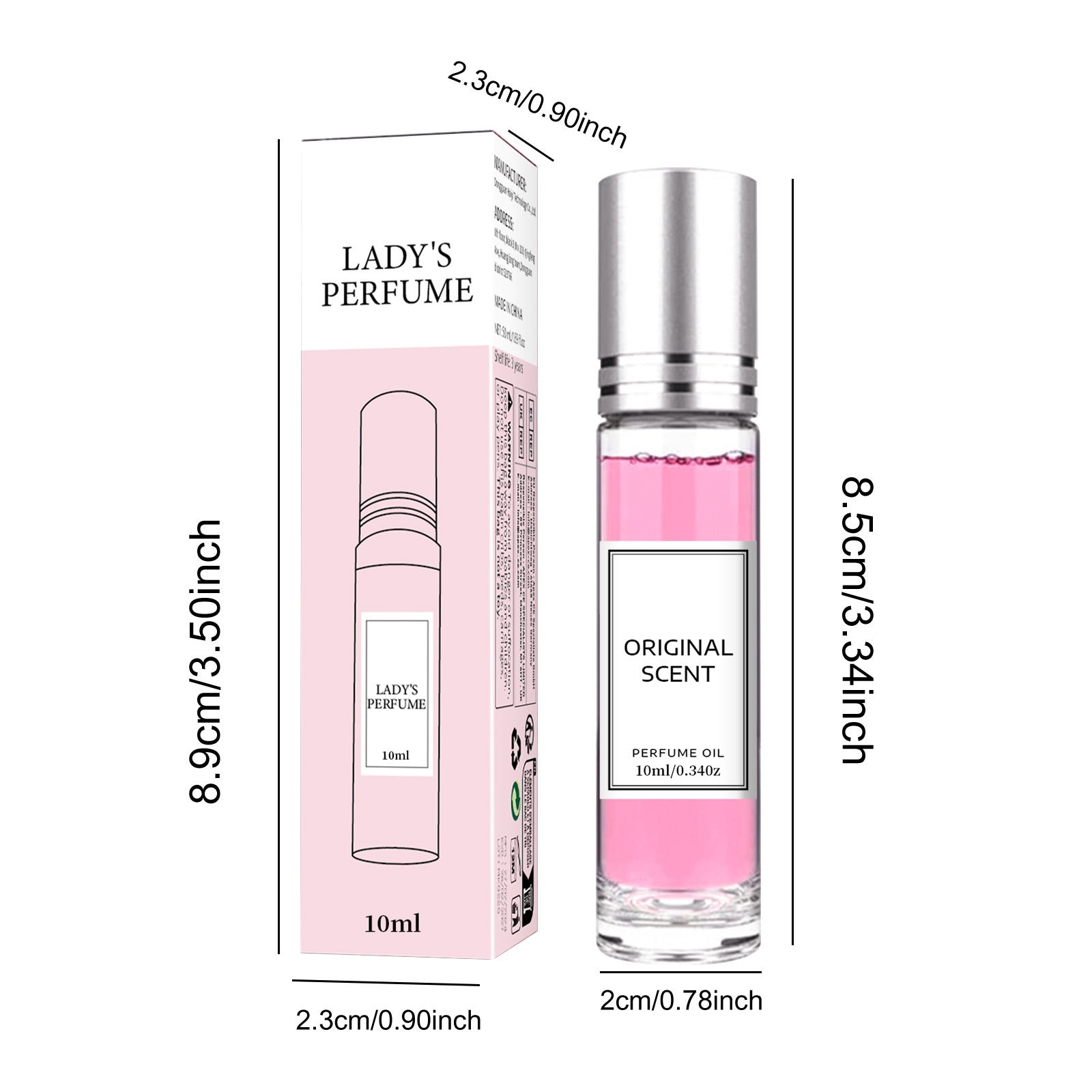Elegant light fragrance perfume for women