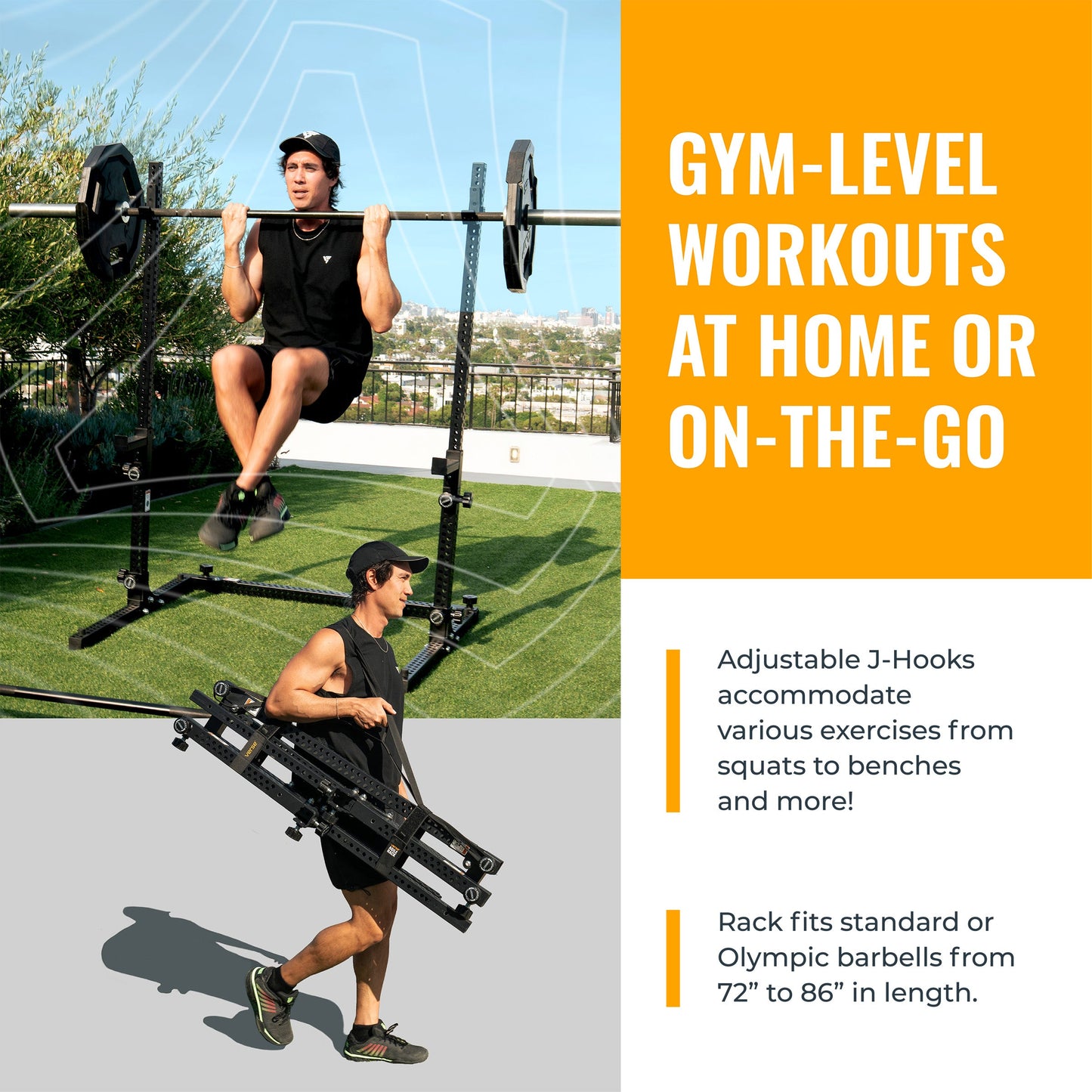 Verse® Agile Rack NEO Ultra-Lightweight Portable Squat Rack for Home Gym