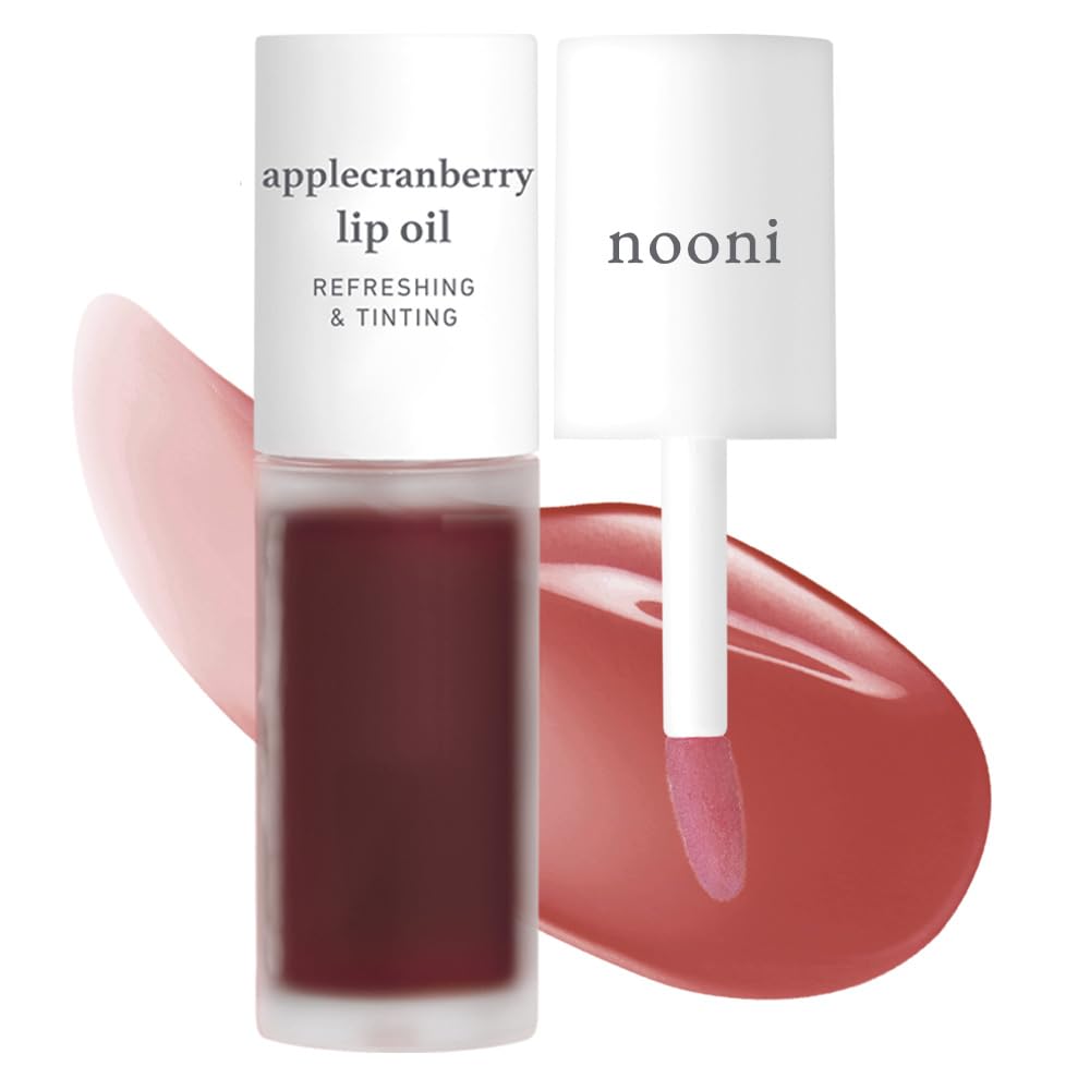Korean Lip Oil - Appleginseng | Lip Stain, Gift, Long-Lasting, Moisturizing, Plumping, Revitalizing for Dry Lips, Waterproof, No Peel Off, Korean Lip Tint 0.12 Fl Oz