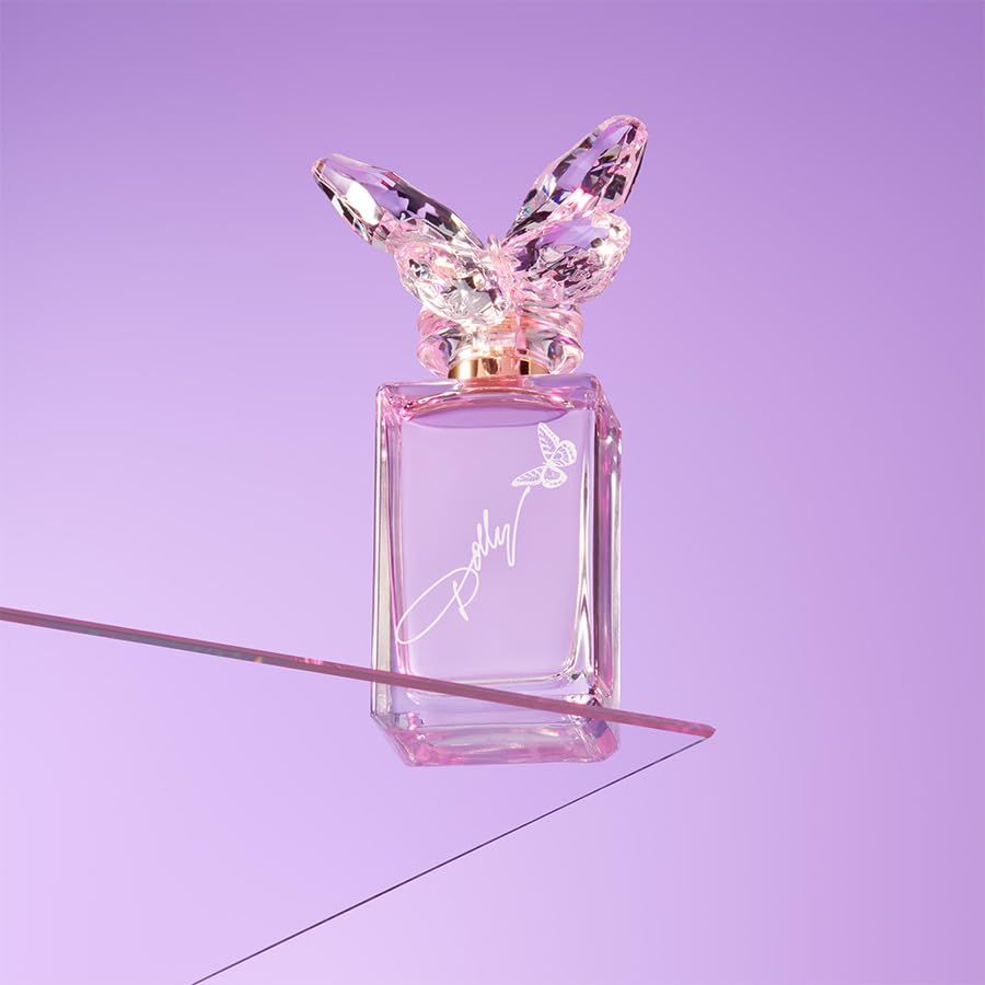 Dolly Parton Smoky Mountain Eau De Toilette and Lip Gloss – Fruity Floral Perfume for Women with Tiger Orchid, Tonka & Cashmere Woods – Long Lasting Feminine Fragrance – 1.7Fl Oz