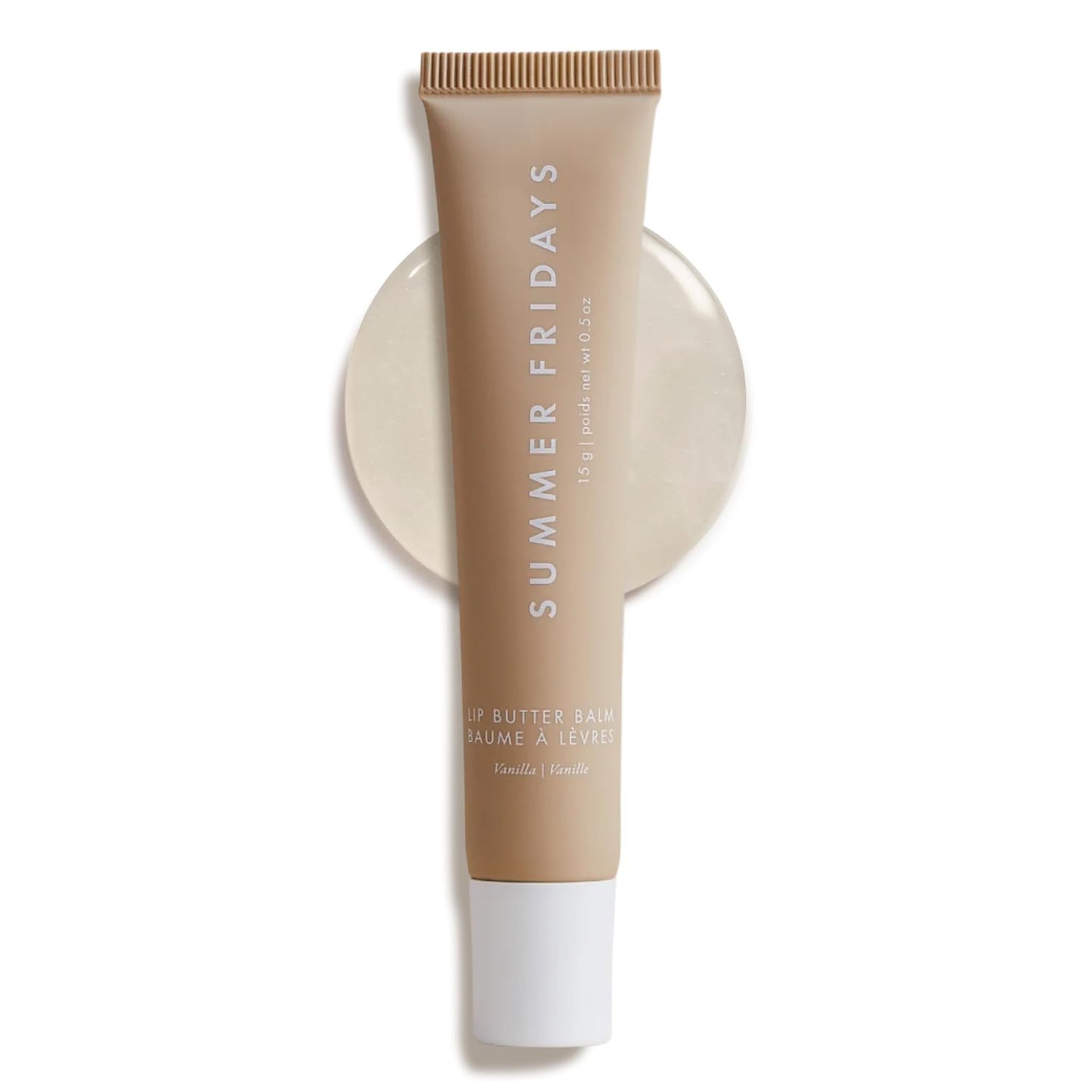 Summer Fridays Tinted Lip Butter Balm – Hydrating Glossy Lip Balm with Sheer Pink Finish