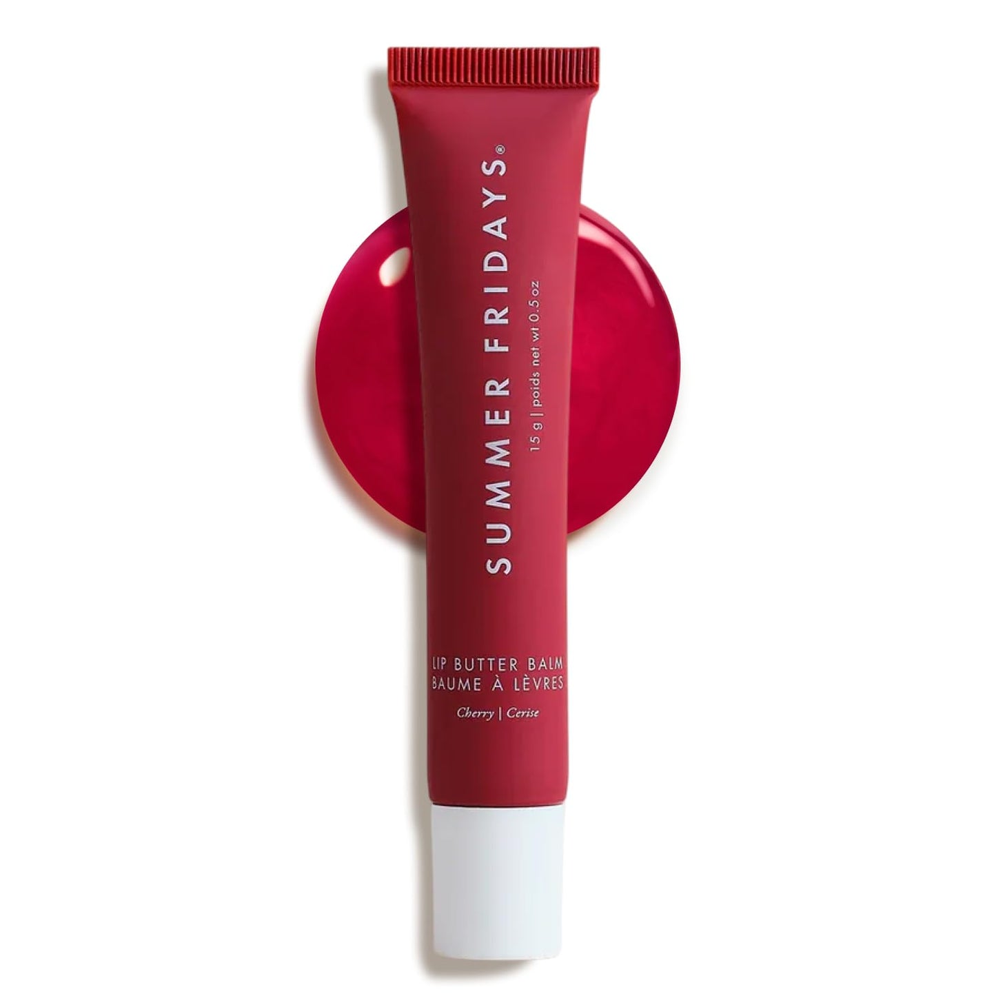 Summer Fridays Tinted Lip Butter Balm – Hydrating Glossy Lip Balm with Sheer Pink Finish