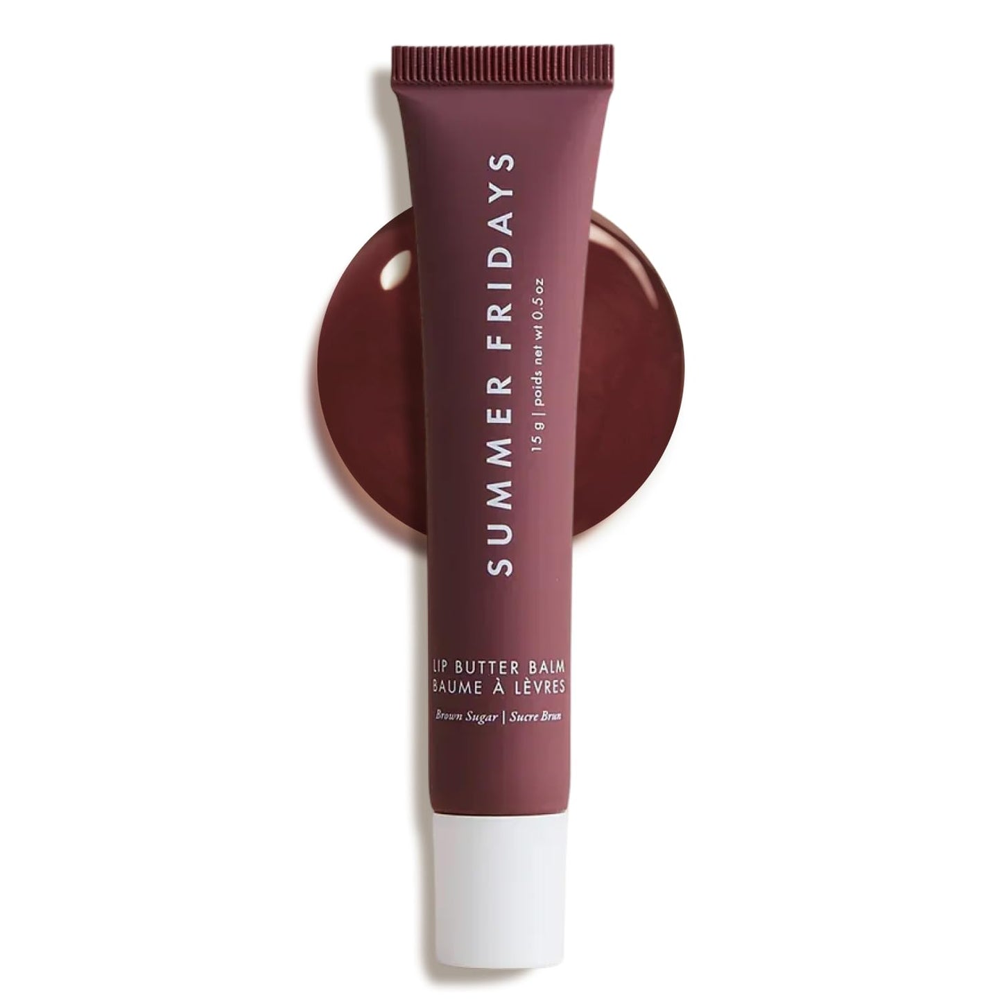 Summer Fridays Tinted Lip Butter Balm – Hydrating Glossy Lip Balm with Sheer Pink Finish