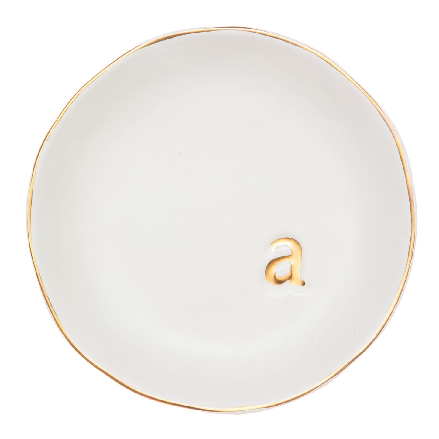 Ceramic Jewelry Tray White Trinket Dish for Rings Earrings Necklace Watch Keys