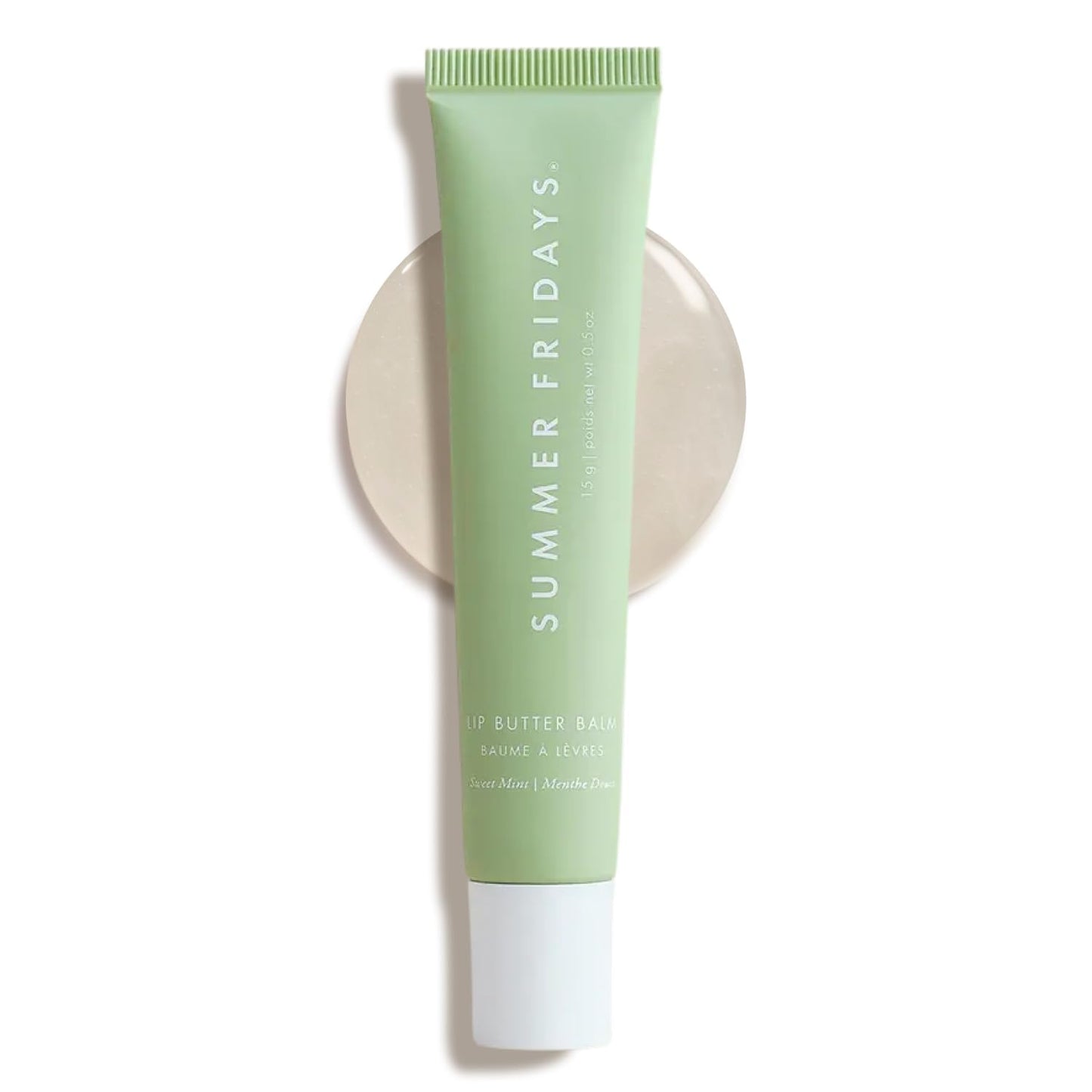 Summer Fridays Tinted Lip Butter Balm – Hydrating Glossy Lip Balm with Sheer Pink Finish