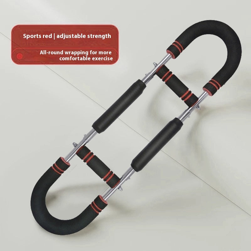Multi-Functional U-Shaped Arm Strengthener and Chest Trainer, Adjustable Forearm Exerciser for Home Gym and Bodybuilding