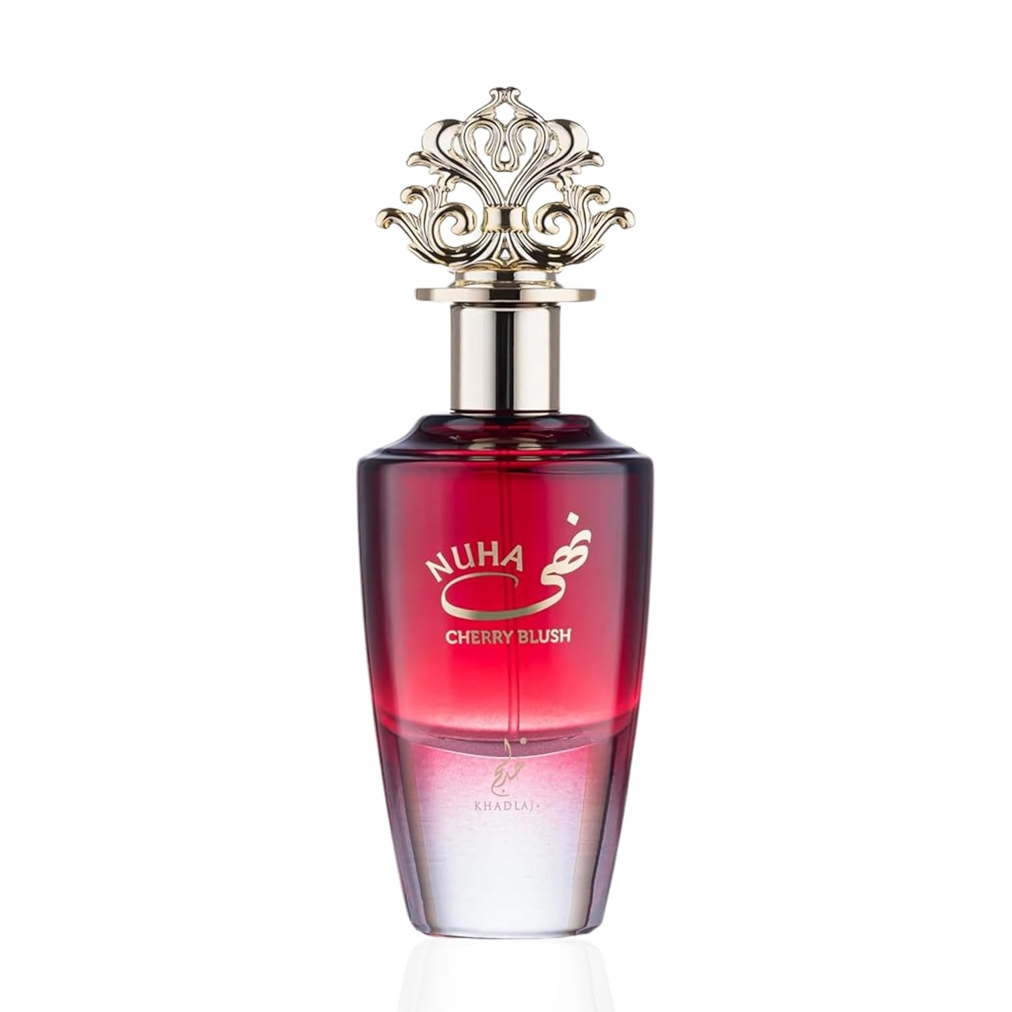 Khadlaj Nuha Cherry Blush – Fruity, Floral, Sweet, Woody – Eau De Parfum Spray Long-Lasting Fragrance for Women, 2.87 Ounce / 85 Ml