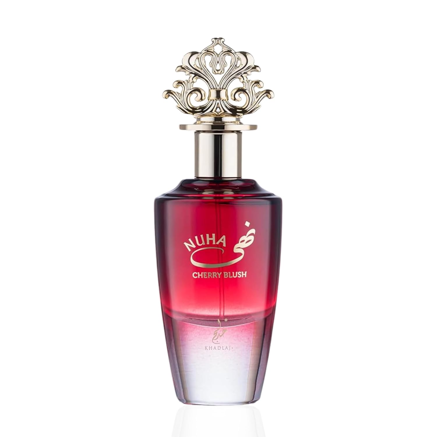 Khadlaj Nuha Cherry Blush – Fruity, Floral, Sweet, Woody – Eau De Parfum Spray Long-Lasting Fragrance for Women, 2.87 Ounce / 85 Ml