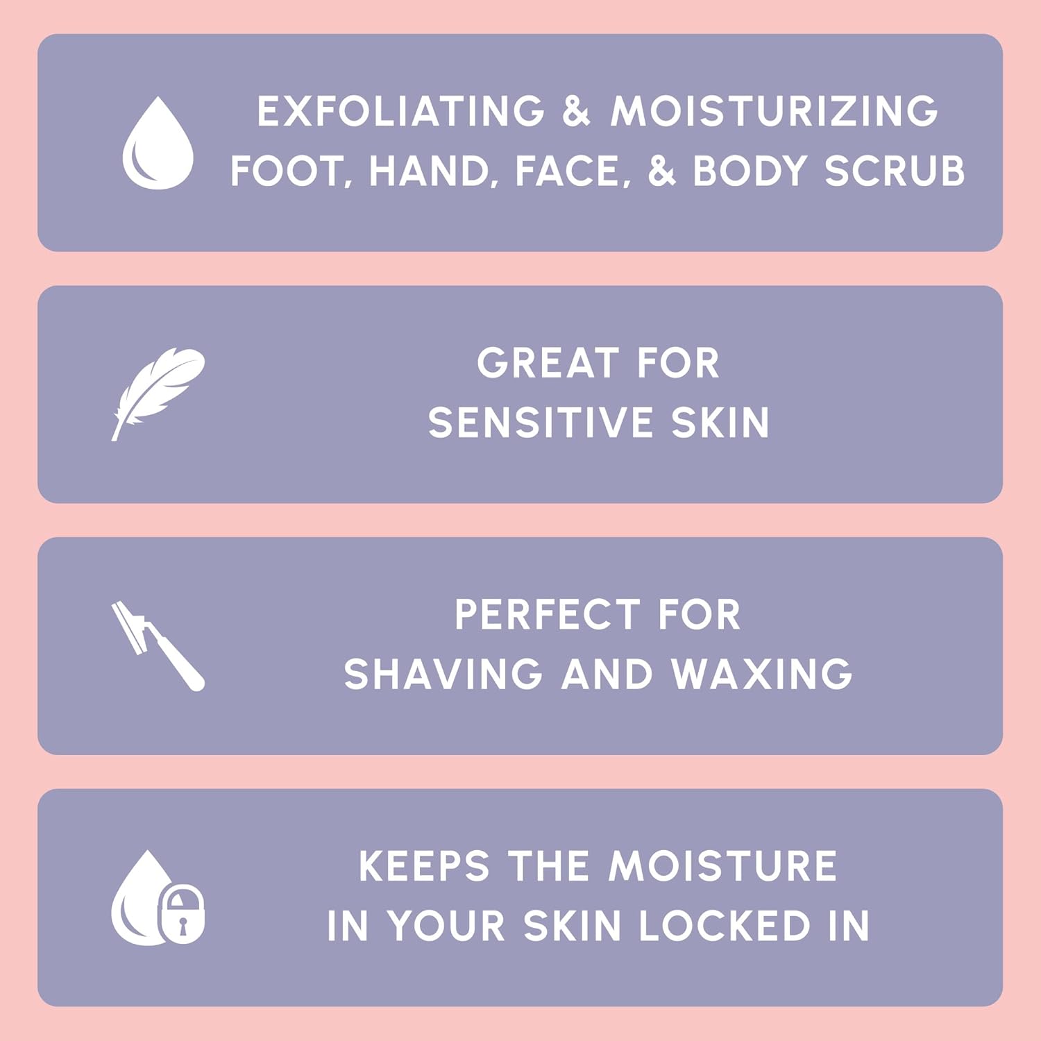 Brown Sugar Body Scrub - Moisturizing and Exfoliating Body, Face, Hand, Foot Scrub - Fights Acne, Fine Lines & Wrinkles, Great Gifts for Women & Men - 10 Oz