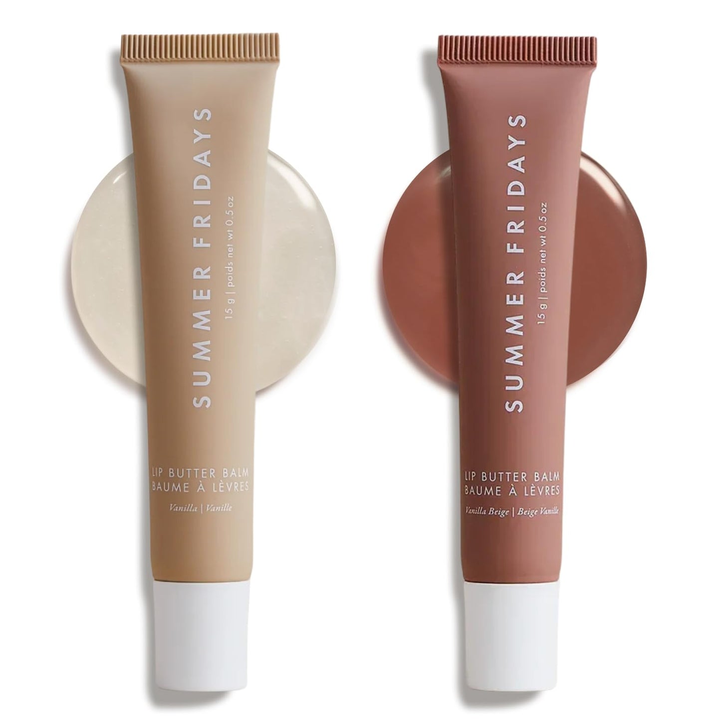Summer Fridays Tinted Lip Butter Balm – Hydrating Glossy Lip Balm with Sheer Pink Finish