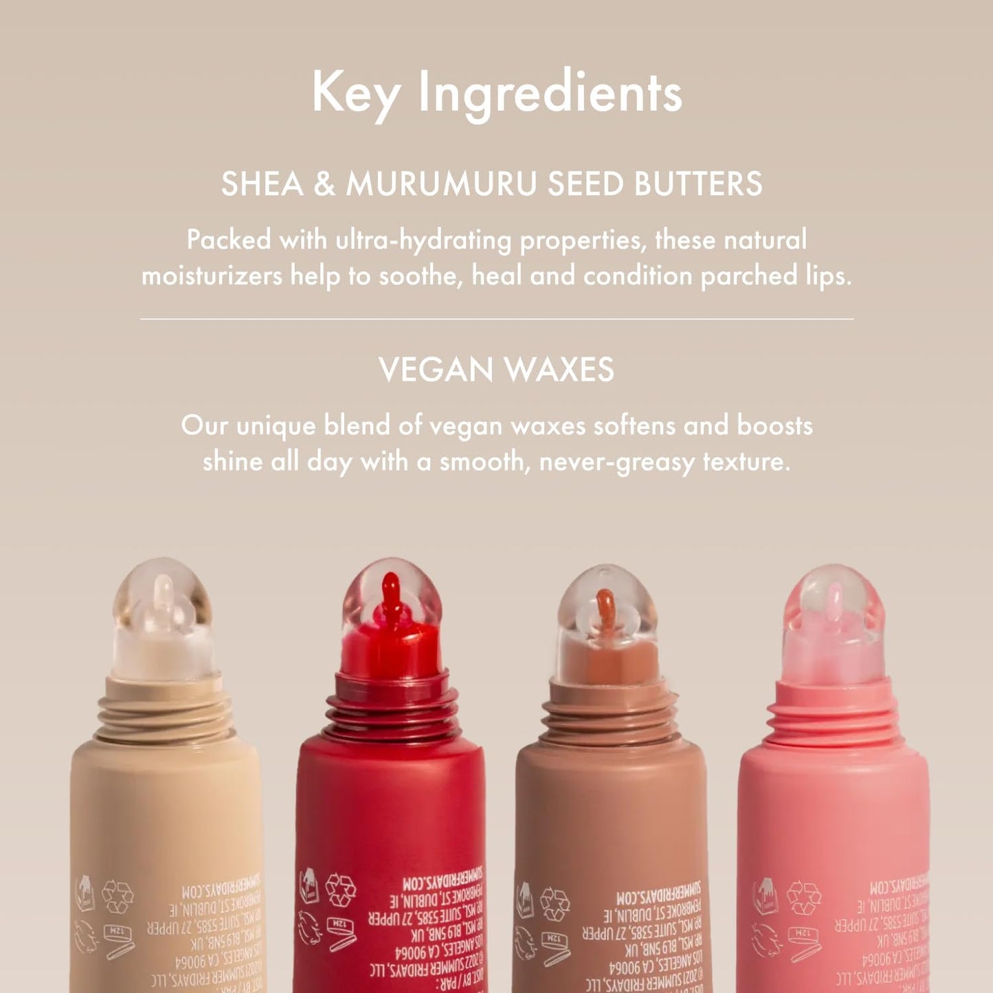 Summer Fridays Tinted Lip Butter Balm – Hydrating Glossy Lip Balm with Sheer Pink Finish