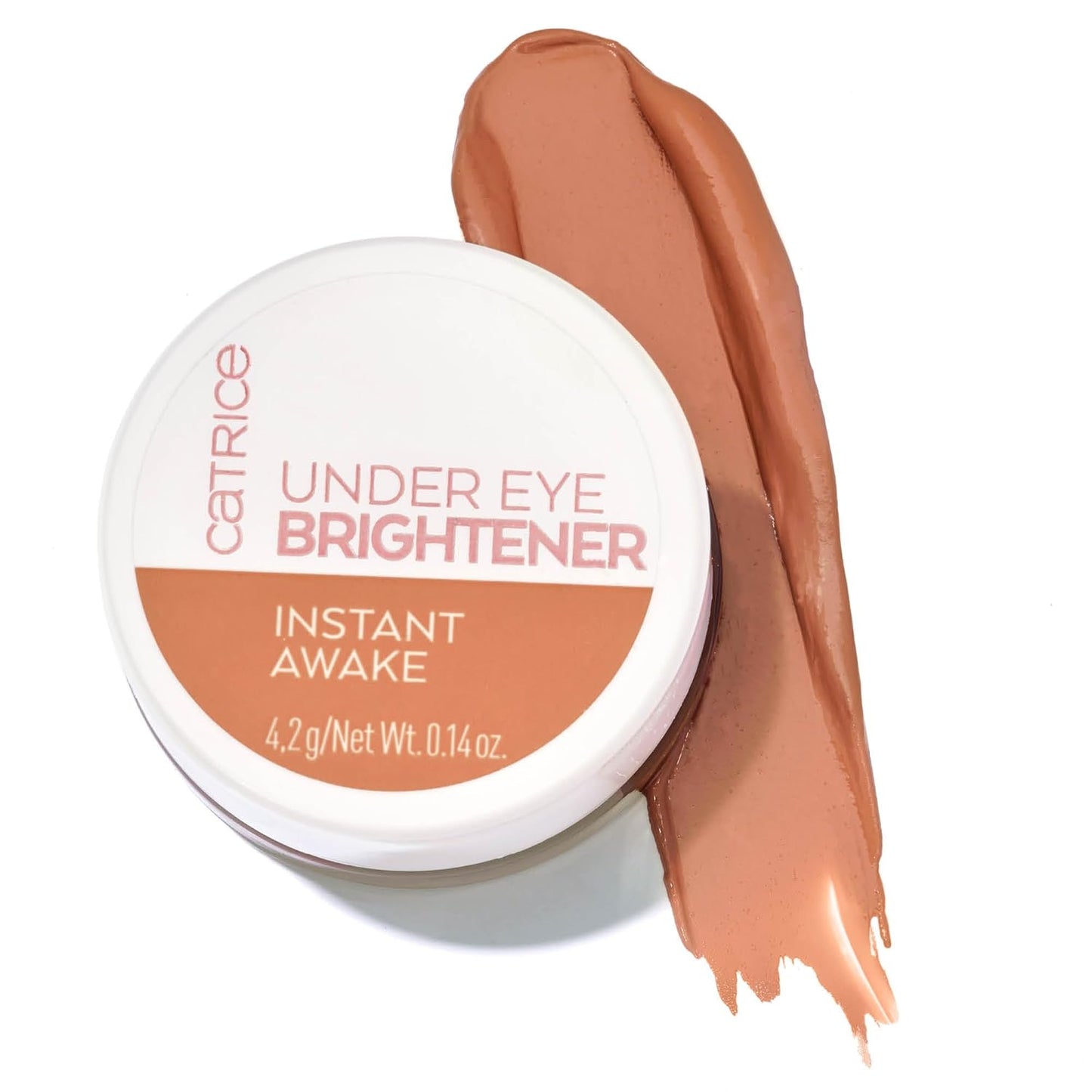 | under Eye Brightener | Conceal & Brighten Dark Circles | with Hyaluronic Acid & Shea Butter | Vegan, Cruelty Free & Paraben Free (010 | Light Rose)
