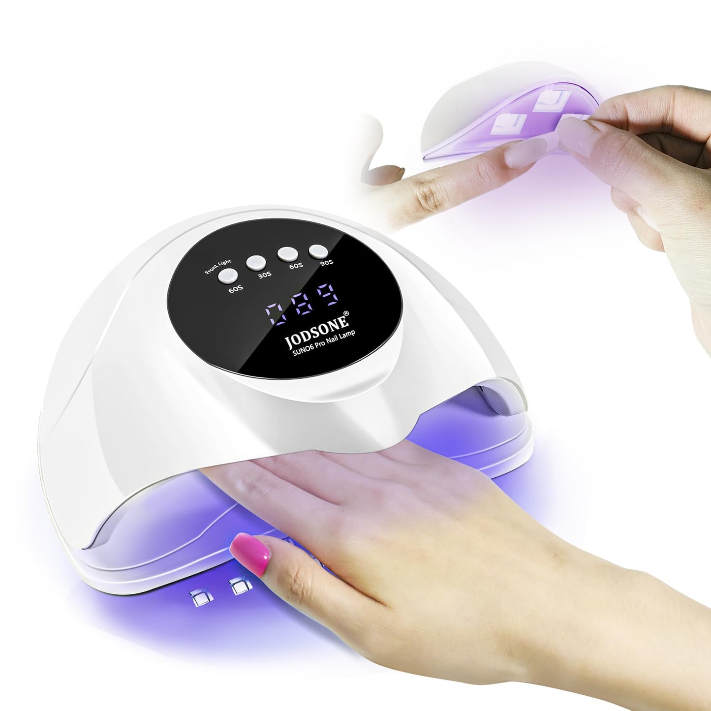 UV LED Nail Lamp – Gel Nail Dryer with Auto Sensor, LCD Display & 4 Timer Setting