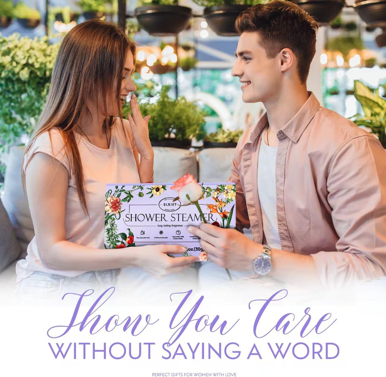 Shower Steamers Aromatherapy  8 Pack Gifts for Women, Birthday Christmas White Elephant Gifts Stocking Stuffers for Adults Her Mom Him Home Spa Gym Natural Essential Oil Self Care Relaxation