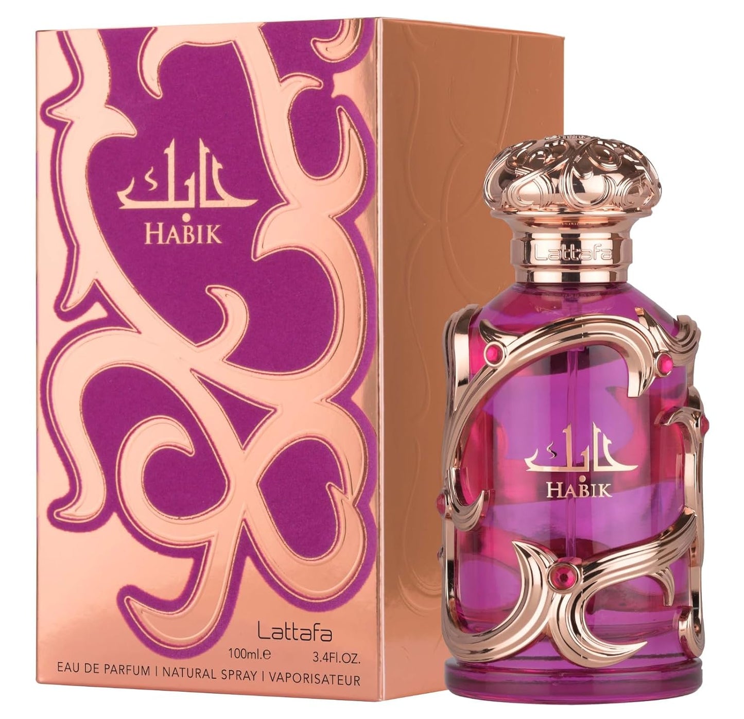 Habik – Floral, Fruity, Fresh, Musky – Eau De Parfum Spray Long-Lasting Fragrance for Women, 3.4 Ounce / 100 Ml