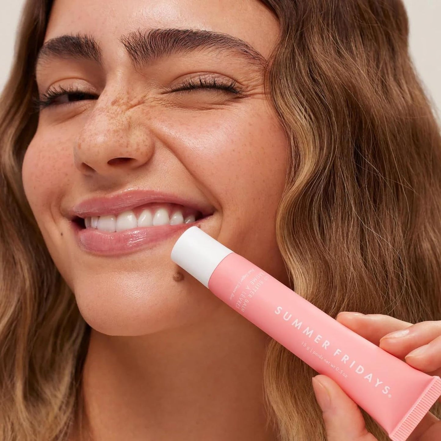 Summer Fridays Tinted Lip Butter Balm – Hydrating Glossy Lip Balm with Sheer Pink Finish