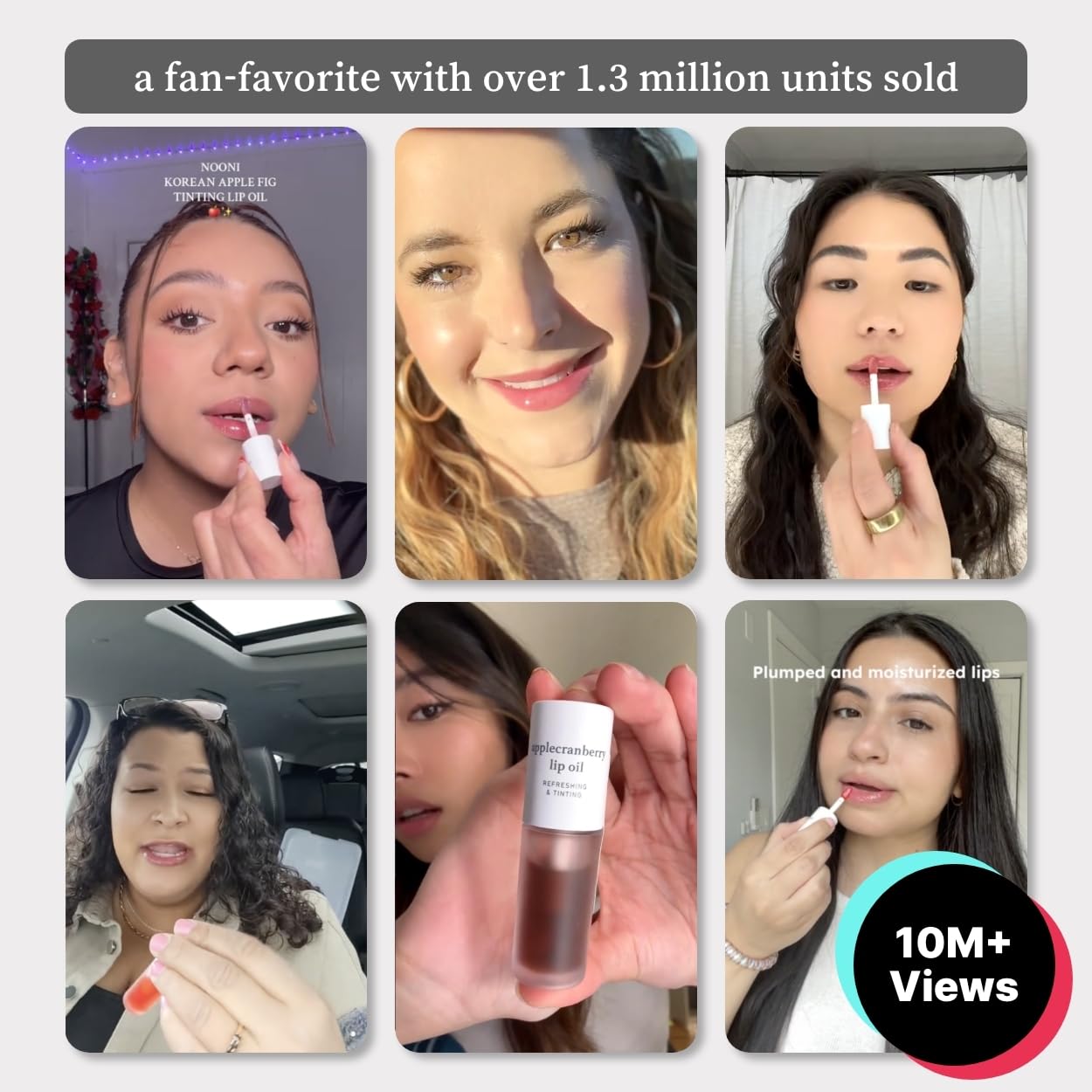 Korean Lip Oil - Appleginseng | Lip Stain, Gift, Long-Lasting, Moisturizing, Plumping, Revitalizing for Dry Lips, Waterproof, No Peel Off, Korean Lip Tint 0.12 Fl Oz