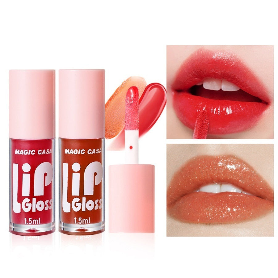 6 Pack Jelly Lip Oil Set Hydrating Glossy Lip Care for Moisture and Shine
