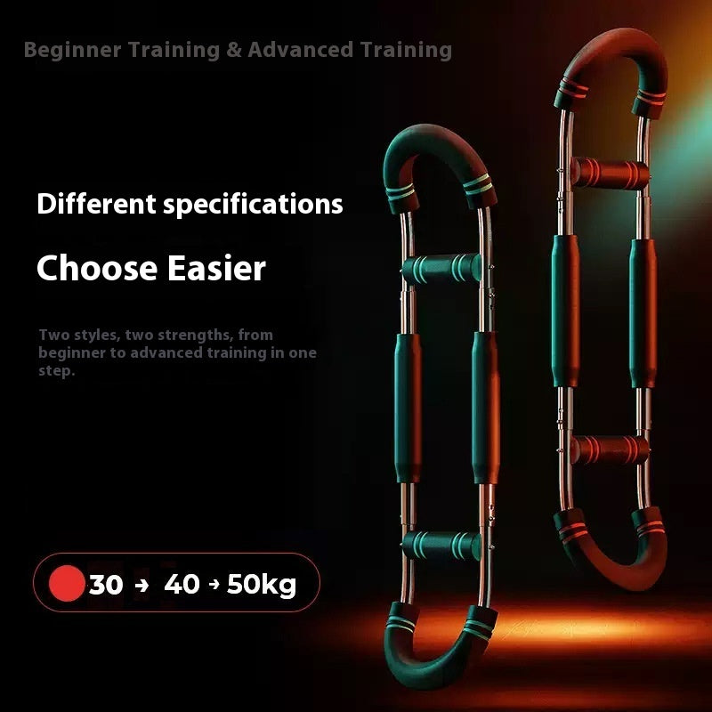 Multi-Functional U-Shaped Arm Strengthener and Chest Trainer, Adjustable Forearm Exerciser for Home Gym and Bodybuilding