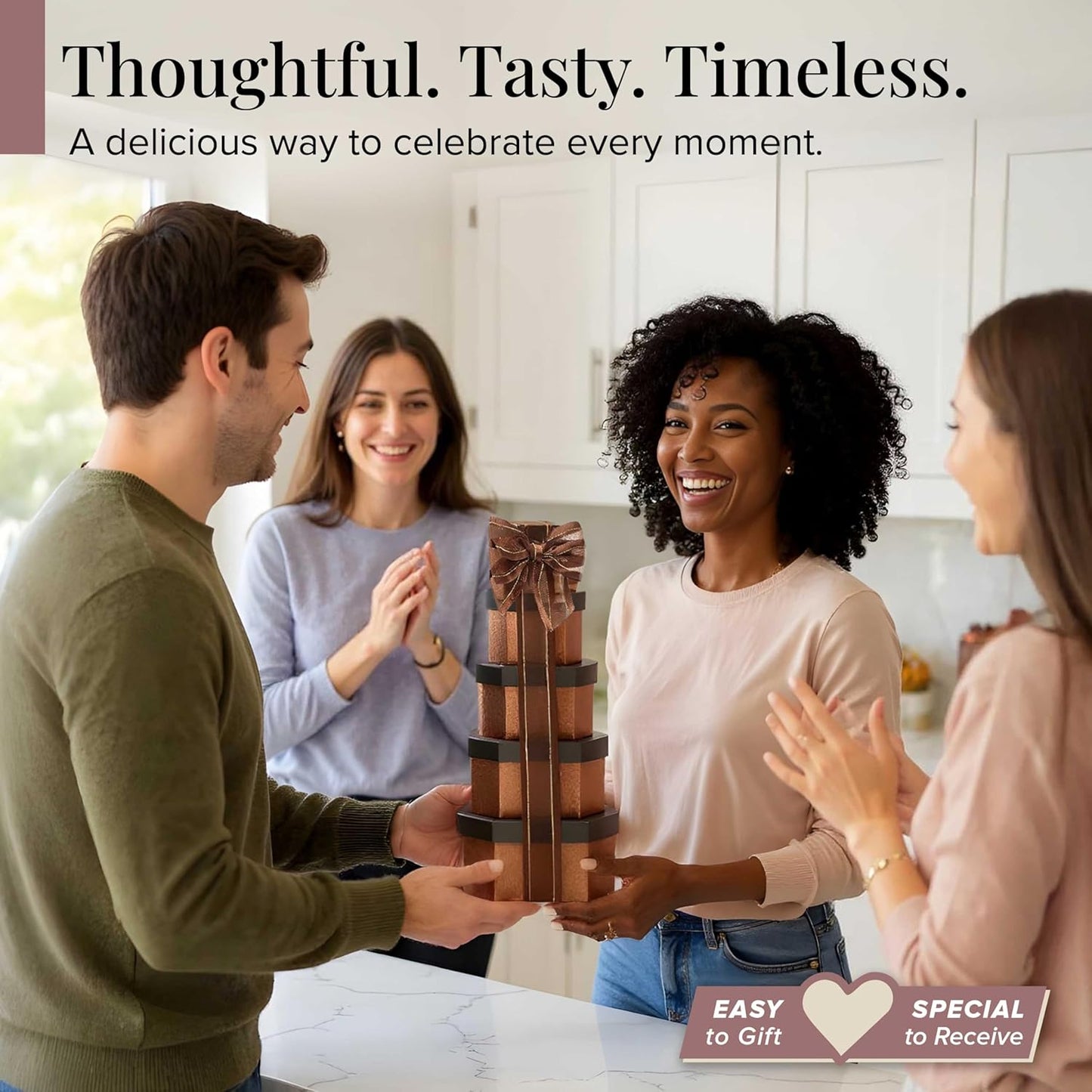 Gift Basket Snack Gifts for Families, College, Delivery for Teachers, Birthdays, Appreciation, Thank You, Get Well Soon, Care Package