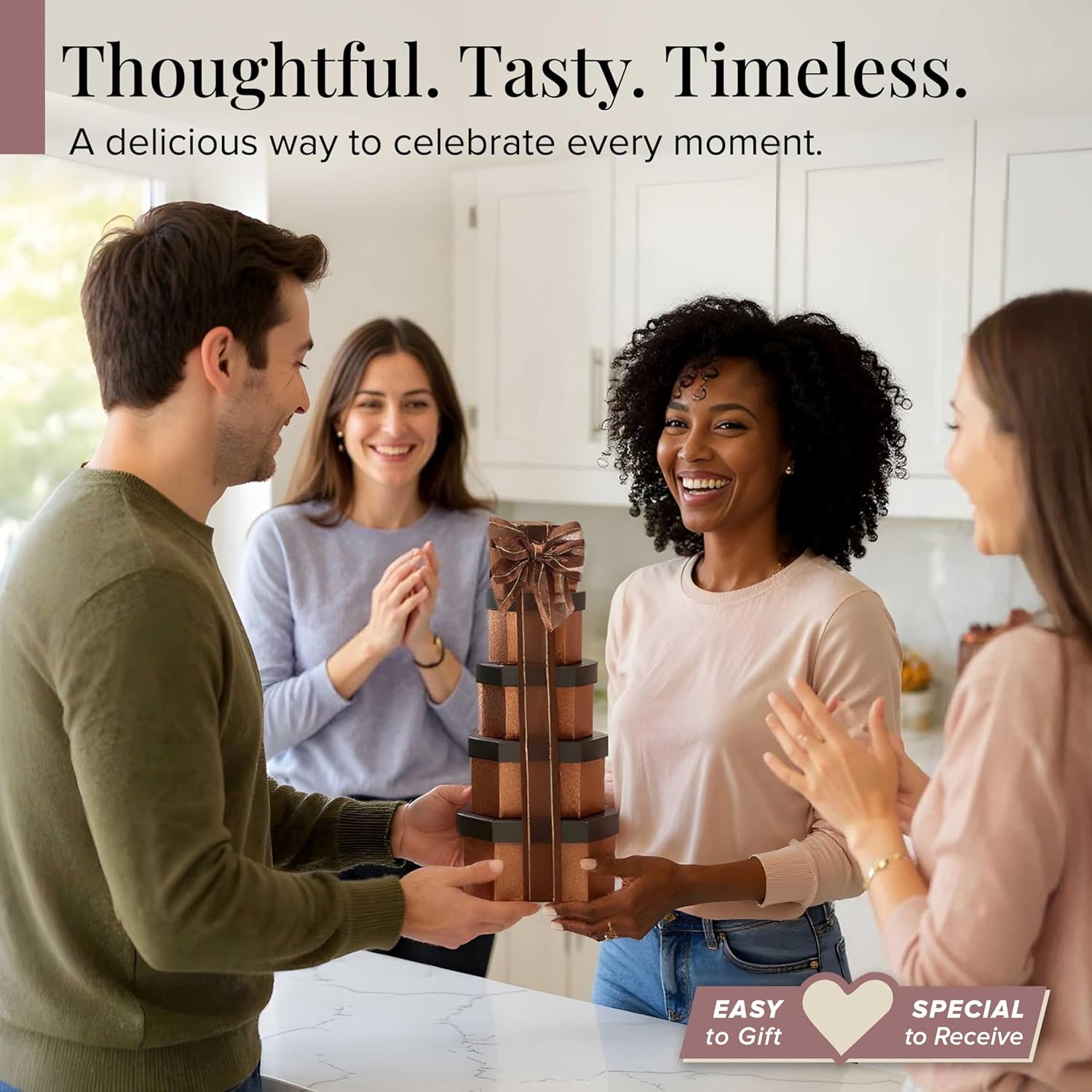 Gift Basket Snack Gifts for Families, College, Delivery for Teachers, Birthdays, Appreciation, Thank You, Get Well Soon, Care Package