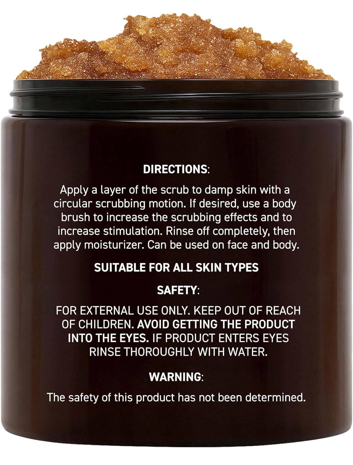Brown Sugar Body Scrub - Moisturizing and Exfoliating Body, Face, Hand, Foot Scrub - Fights Acne, Fine Lines & Wrinkles, Great Gifts for Women & Men - 10 Oz