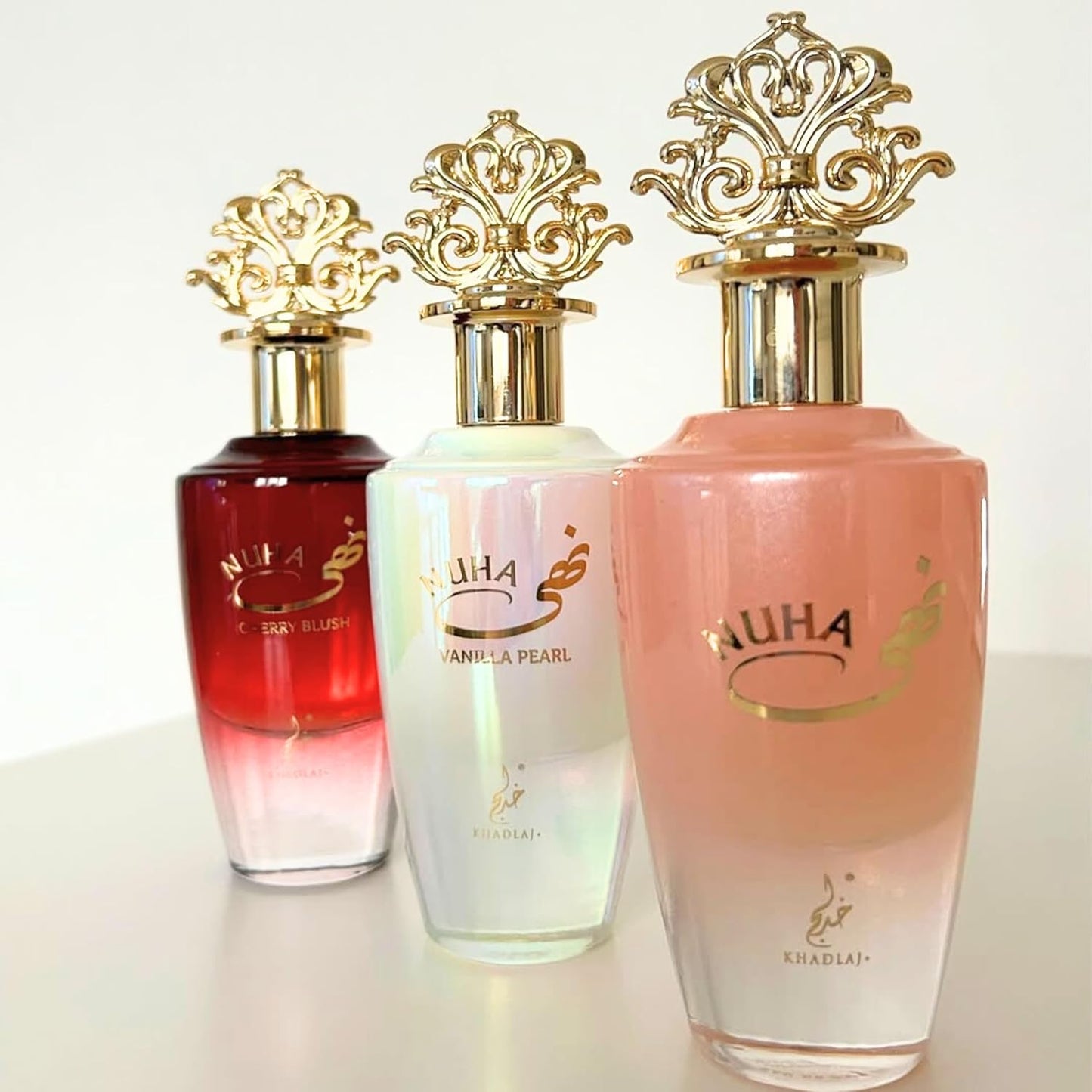 Khadlaj Nuha Cherry Blush – Fruity, Floral, Sweet, Woody – Eau De Parfum Spray Long-Lasting Fragrance for Women, 2.87 Ounce / 85 Ml