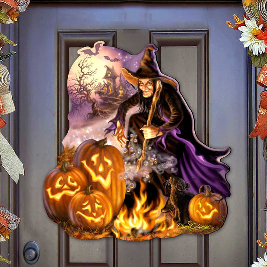 All Hallows Eve Holiday Door Décor by D. Gelsinger - Halloween Décor