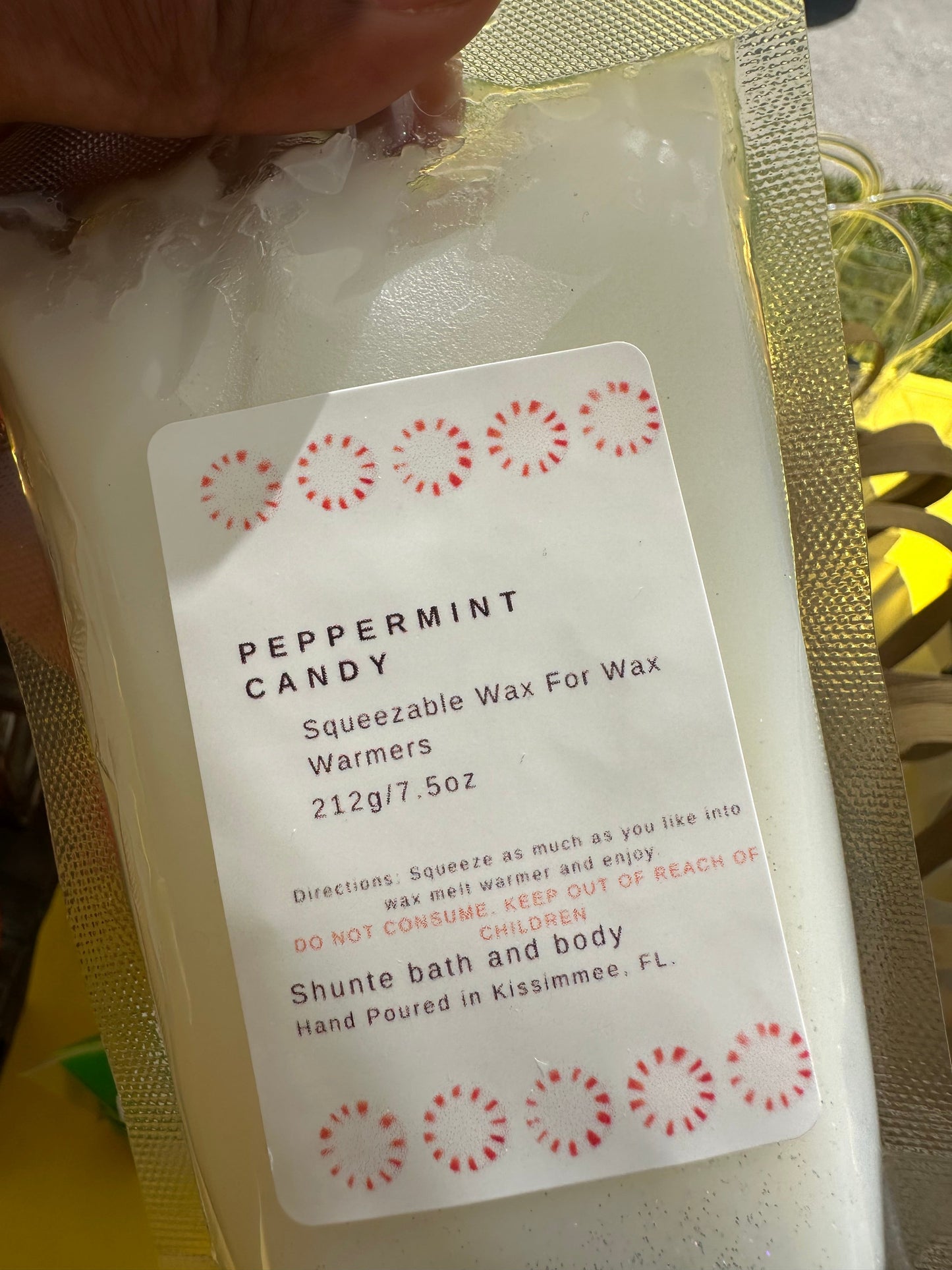 Highly Fragrant Squeezable Coconut Wax Melts, 7 oz Pouch