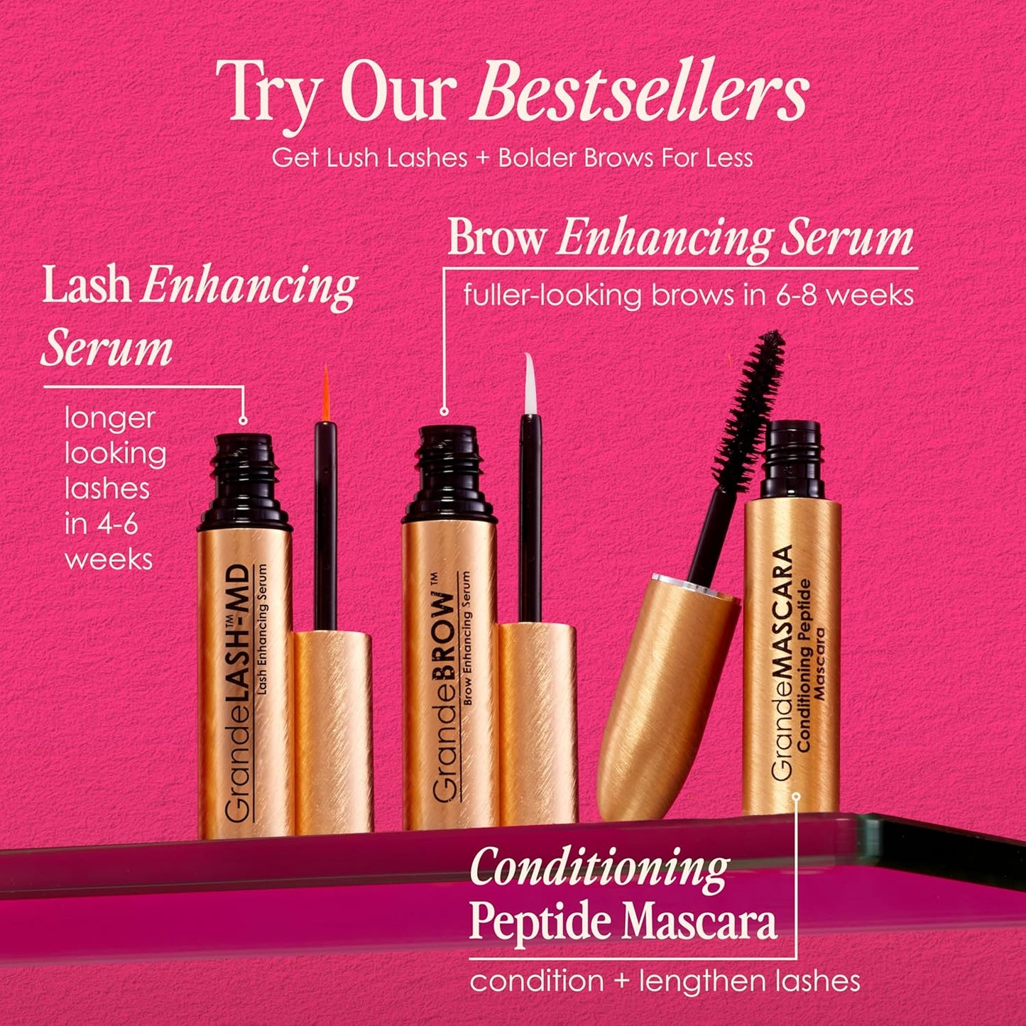 Lash & Brow Care Systems – Multi-Step Enhancing Sets for Longer, Fuller, Healthier Look