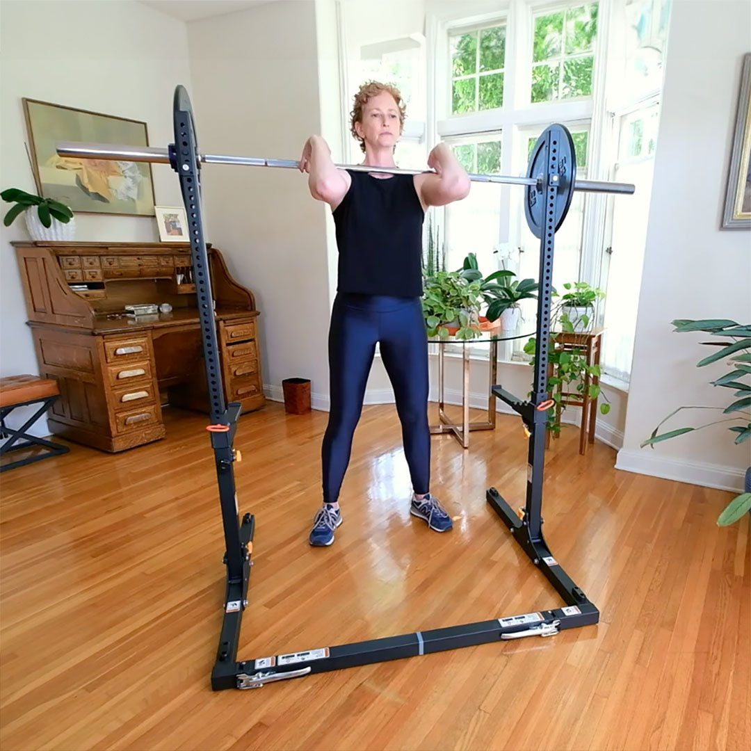 Verse® Agile Folding Portable Power Rack for Home Gym Strength Training