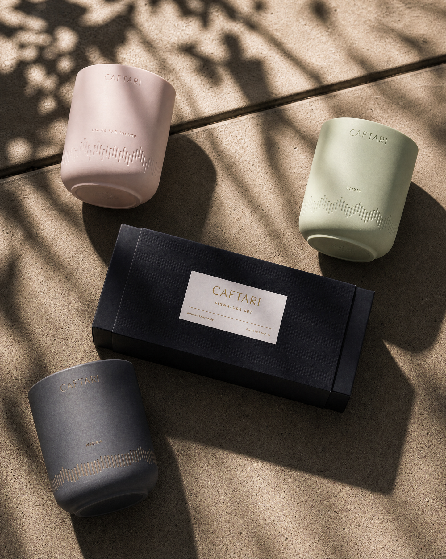 Caftari Signature Scent Gift Set, Original Three-Scent Collection