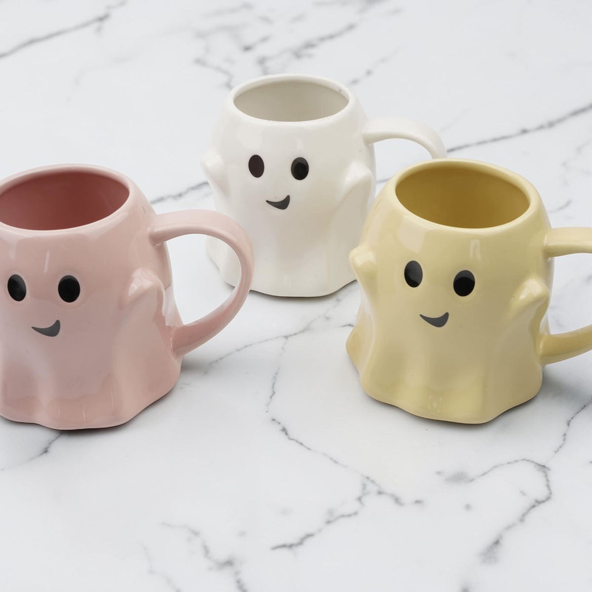 Cute Ghost Coffee Mug, 14.8 oz. Halloween Ceramic Mug