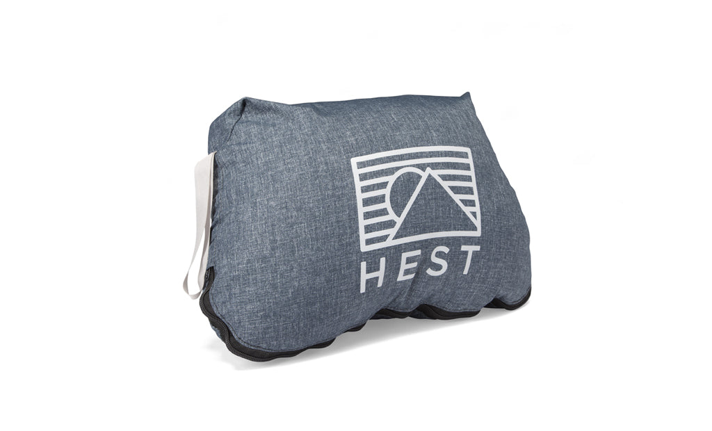 HEST Camp Pillow, Compact Memory Foam Travel and Camping Pillow