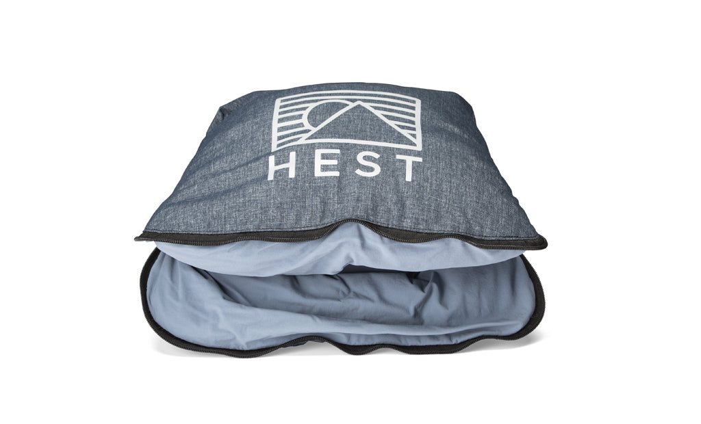 HEST Camp Pillow, Compact Memory Foam Travel and Camping Pillow